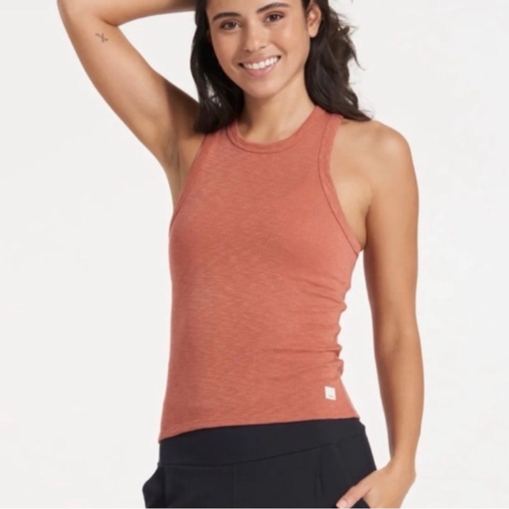 Vuori Sunrise High Neck Tank Top